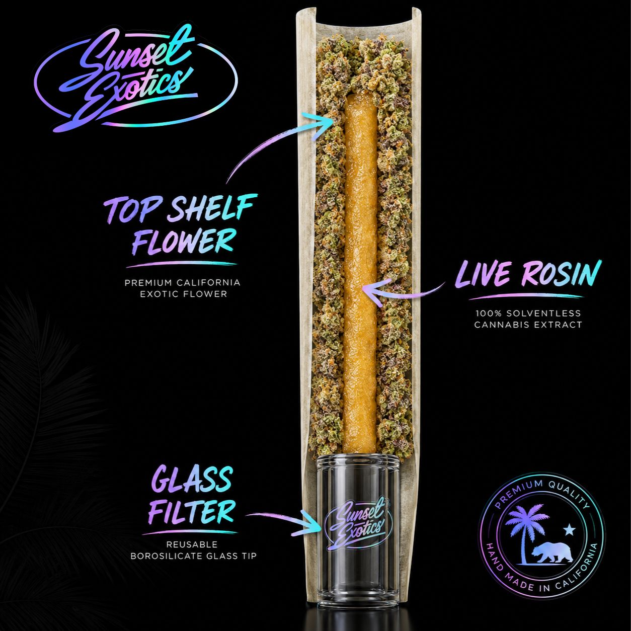 Zushi hash hole infused pre-roll